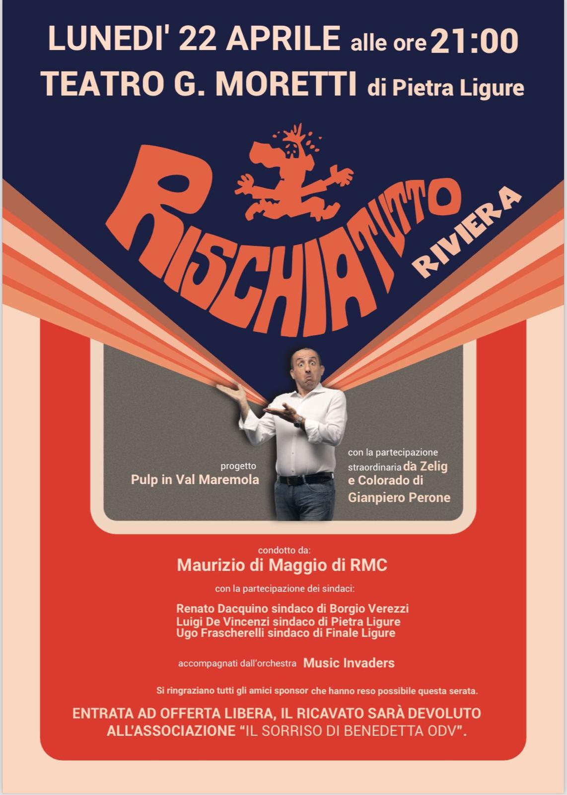 Rischiatutto Riviera al Cinema Teatro Comunale di Pietra Ligure